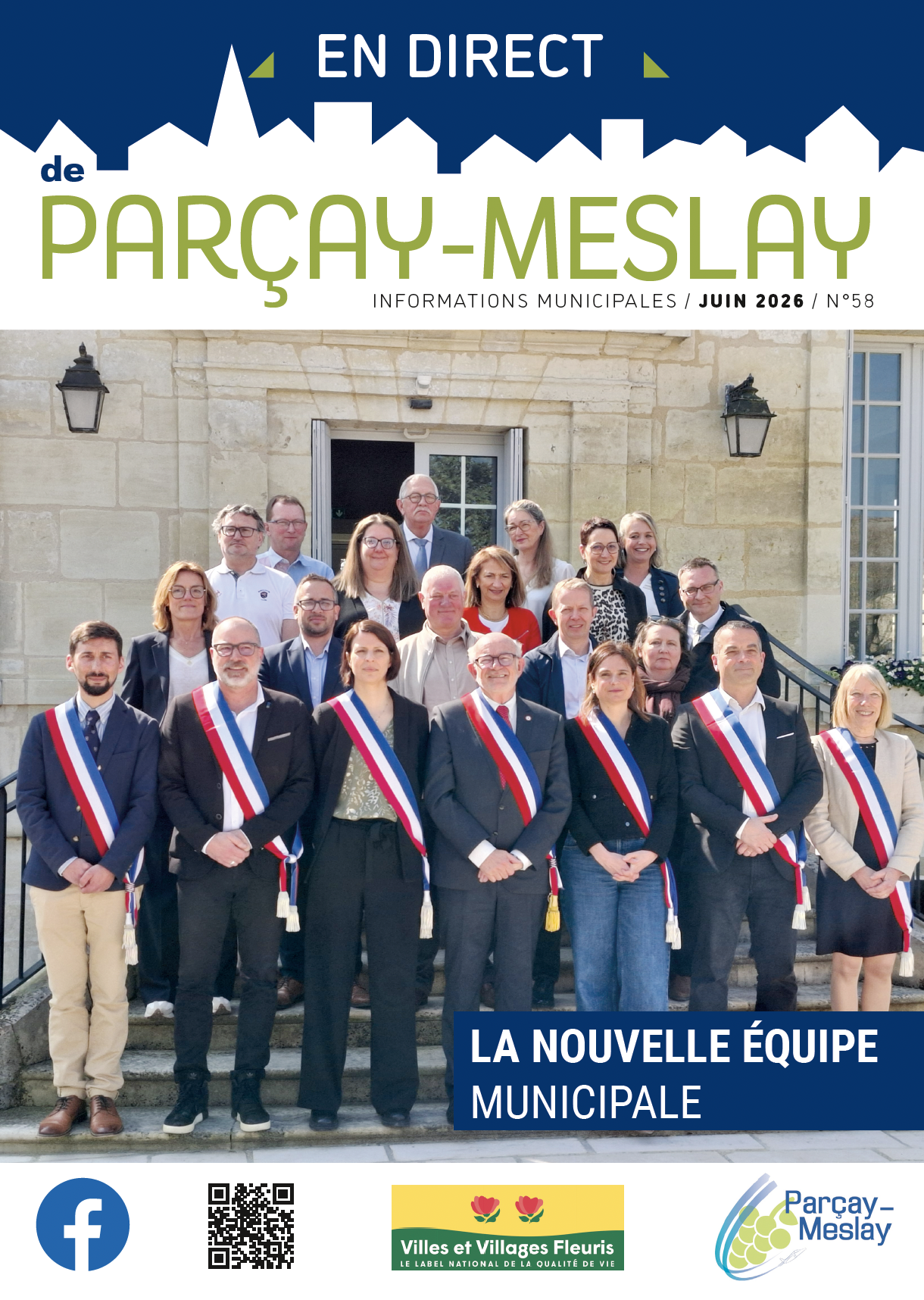 Couverture du bulletin municipal En direct Parçay-Meslay