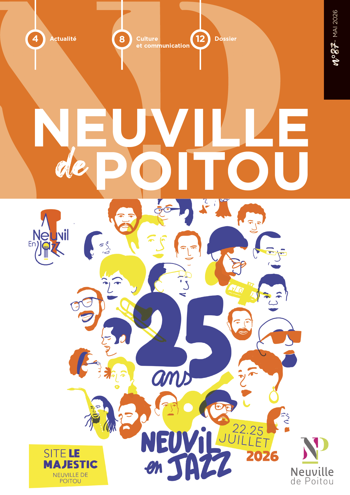 Couverture du magazine municipal de Neuville-de-Poitou